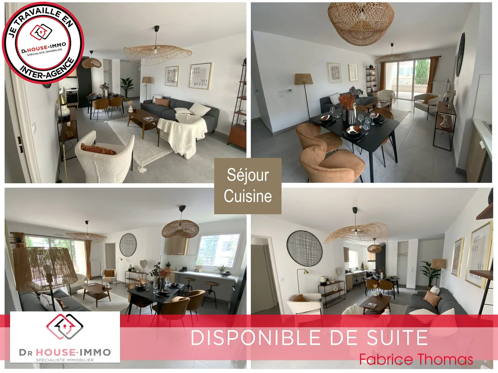 Appartement 3 pièces avec loggia et garage double lyon 8ème