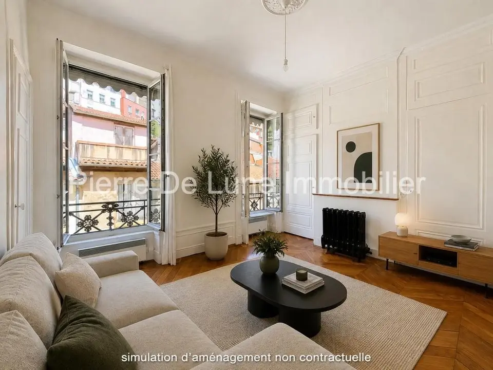 Lyon 1er – Appartement de caractère à réinventer | Charme de l'ancien, dressing, cave & grenier