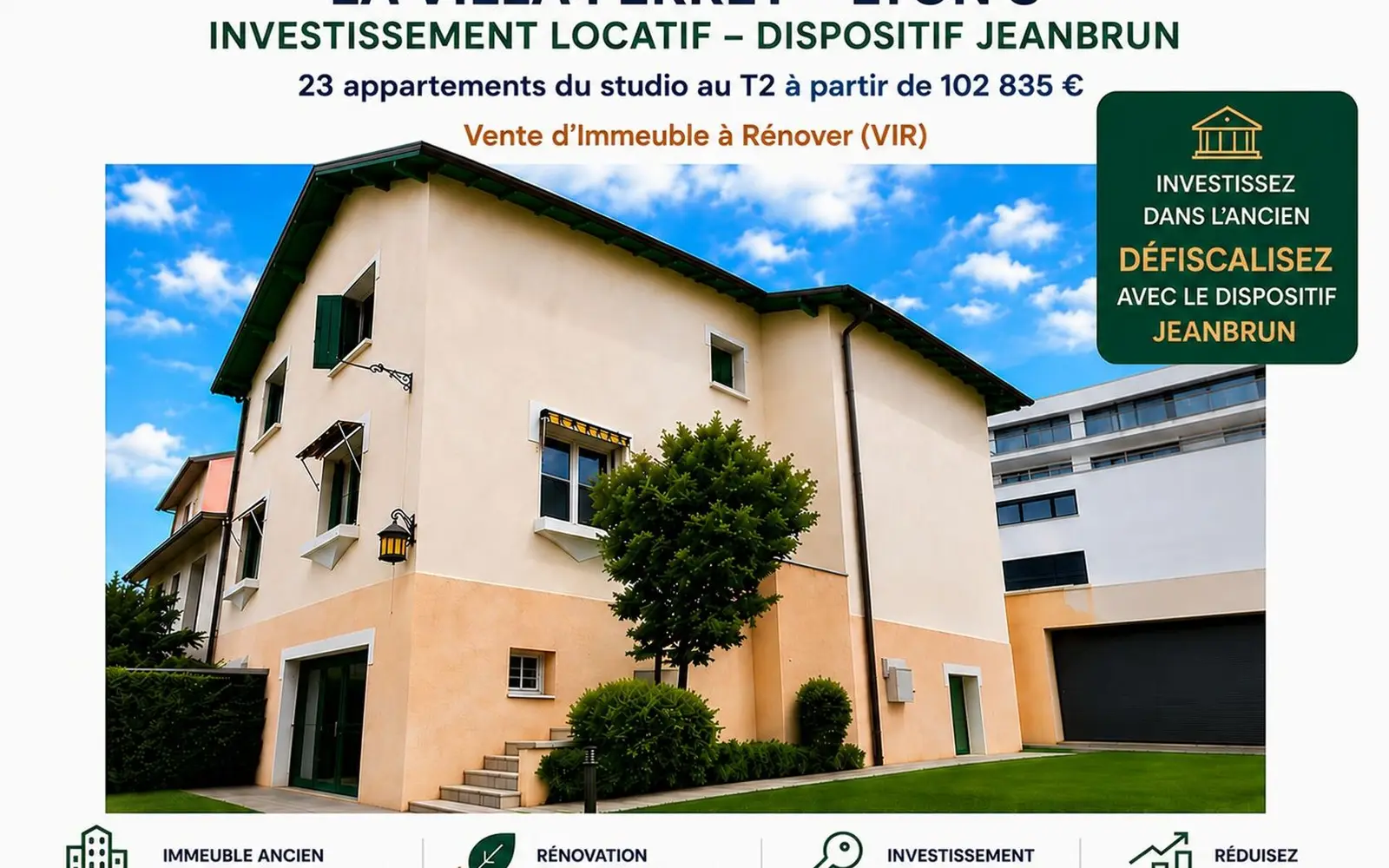 Appartement T1 Lyon 8 69008