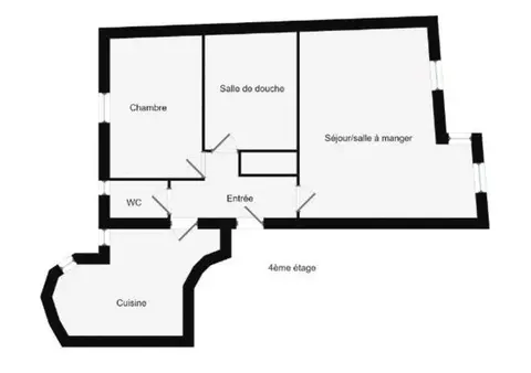 Appartement F3 à vendre PARIS