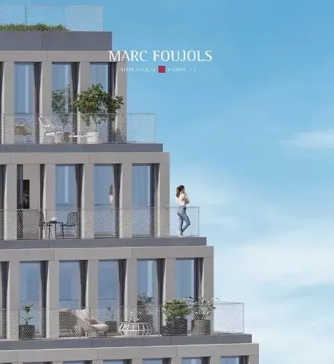 LYON - appartement neuf luxe 4 pièces, grande terrasse panoramique SUD, parking