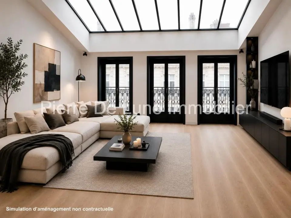 Presqu'île, dernier étage, 124m2, verrière exceptionnelle