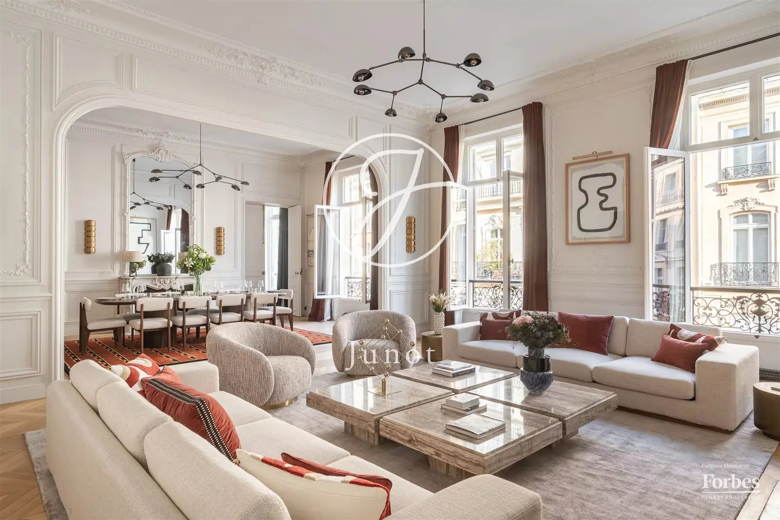 Paris 8e – RUE DE MARIGNAN / MONTAIGNE – Appartement à vendre – 5 pièces - 196,57m² Carrez - 2/3 Chambres