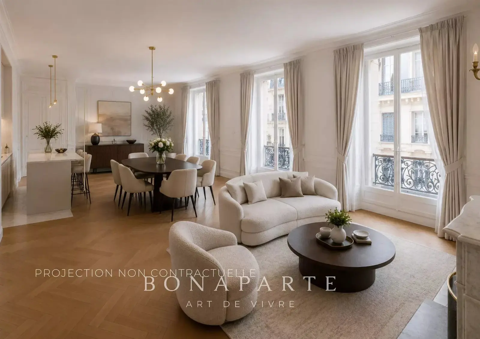 Appartement Bourgeois - Lyon 6 - 131m² - Exposition Sud et Est