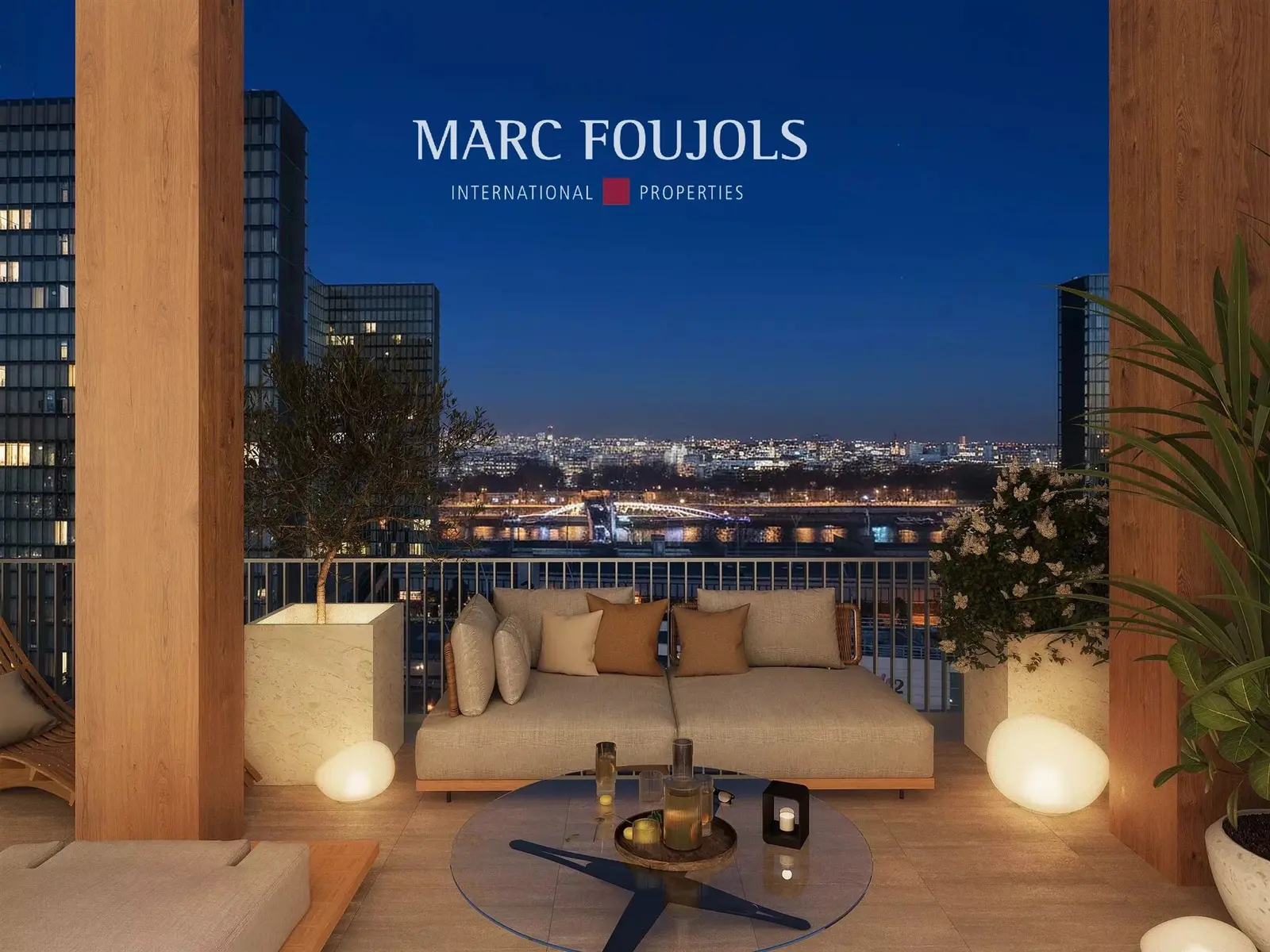 PARIS 13ème - appartement 2 pièces neuf haut de gamme, avec balcon et vue Seine