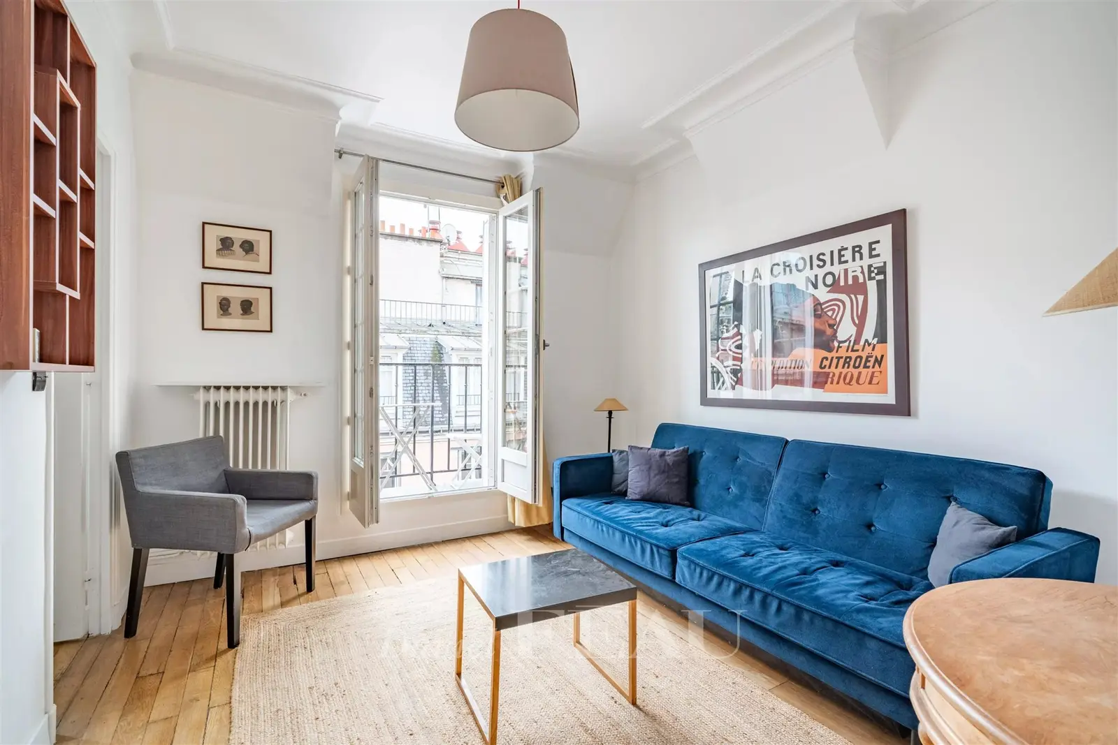 Paris 16e - Rue Boileau dernier étage 2 pièces 31 m² avec balcon