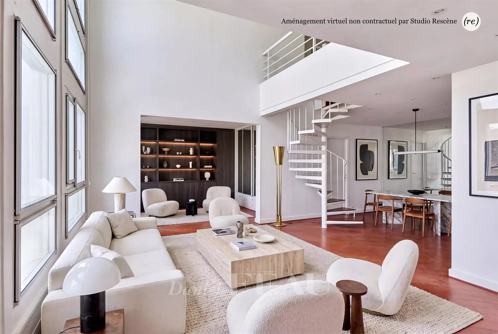 Paris XIII - Place d'Italie - Duplex esprit loft - 132 m²