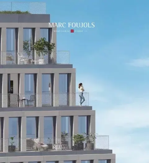 LYON - appartement neuf 2 pièces, avec loggia et parking