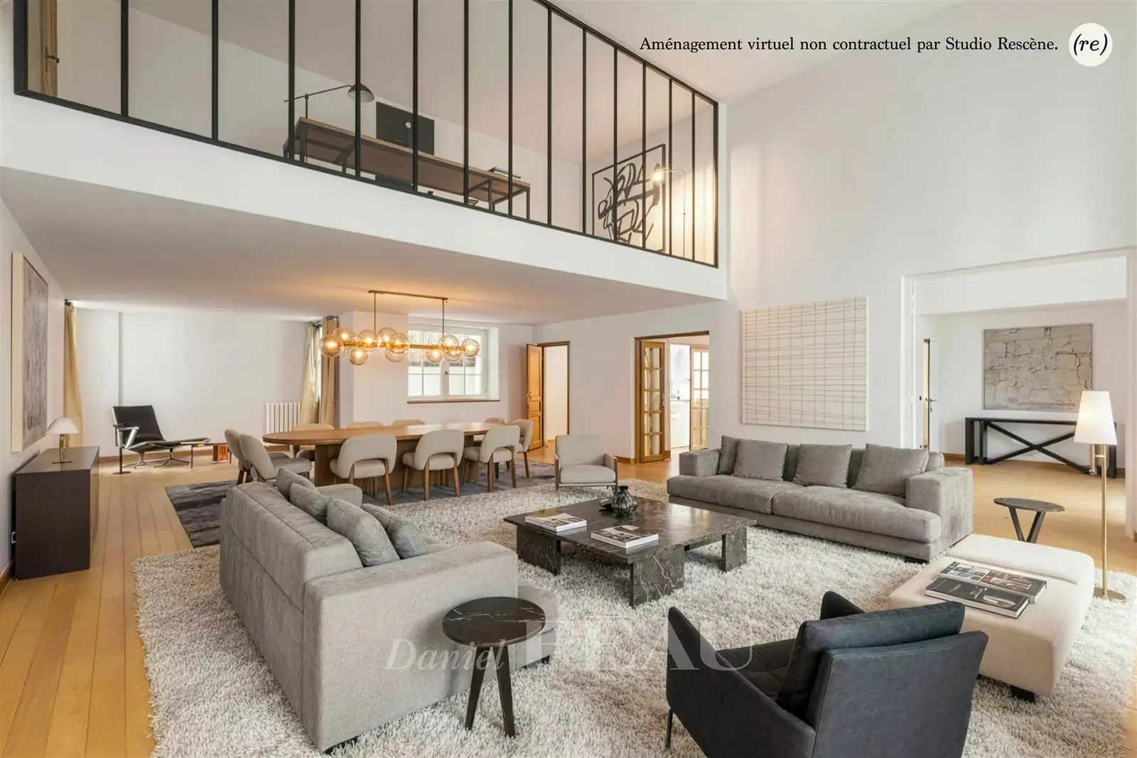 Paris VIIIe - Faubourg Saint Honoré/Bristol - Duplex sur jardin - 230 m² - 4 chambres